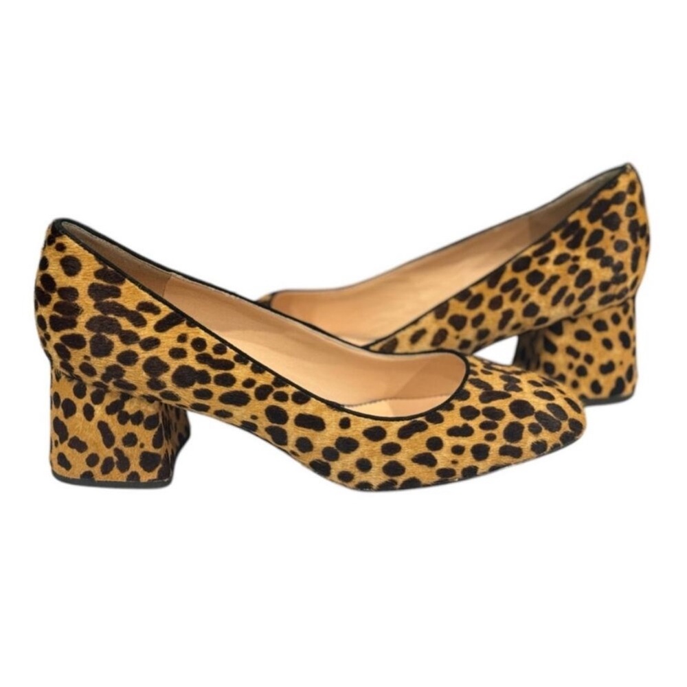 JCrew leopard print heels 10.5 ladies